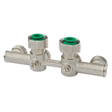 Flamco 4-fach-Hahnblock E2 Eck G3/4i x G3/4a MS vern. m. Konus, F10449