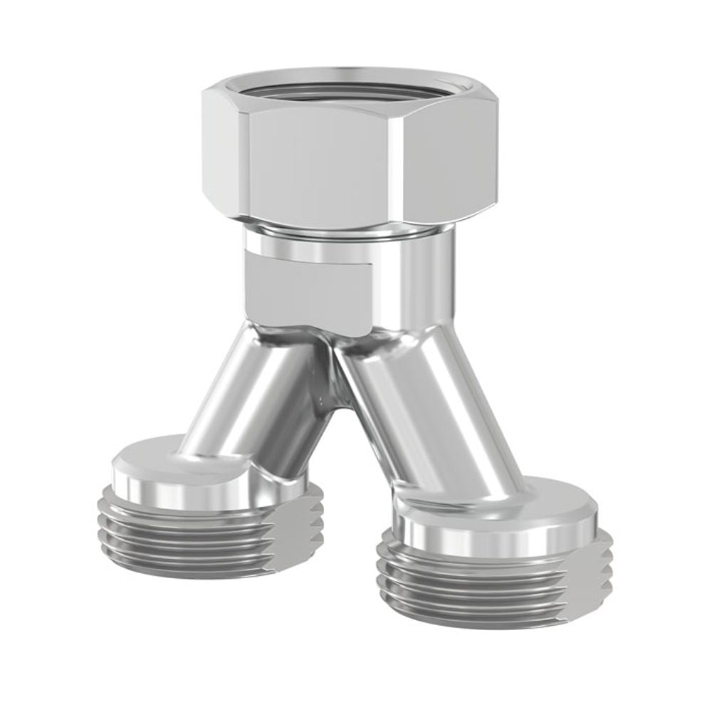 Flamco Anschlussverteiler Y-Form MS vern. G3/4a Eurok. x G3/4i EK, Achsab. 38,5mm, F10506