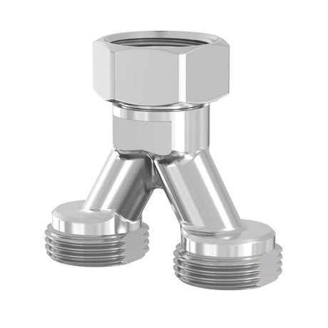 Flamco Anschlussverteiler Y-Form MS vern. G3/4a Eurok. x G3/4i EK, Achsab. 38,5mm, F10506