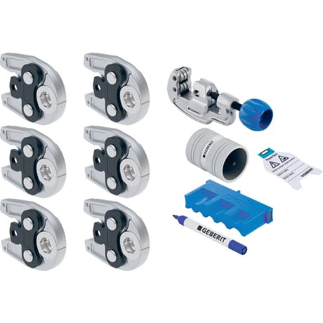 Geberit Mapress Set Pressbacken [1],  dø 12 / 15 / 18 / 22 / 28 / 35 mm, 690.190.00.1