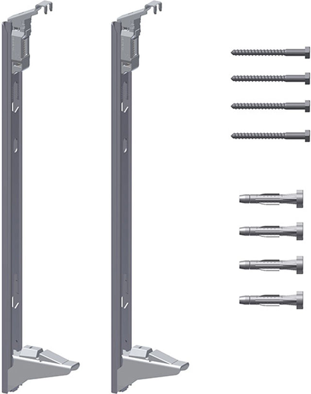 Kermi Wandschienen-Set BH500, für Planflachheizkörper, ZB02970011