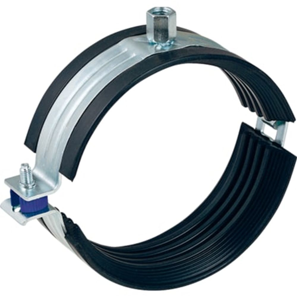Geberit Rohrschelle gedämmt, mit Gewindemuffe M10 / M12,  DN 125, 393.699.26.1
