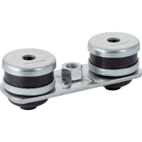 Geberit Set Grundplatte rechteckig, Zweiloch, mit Gewindemuffe M10, 359.145.26.1