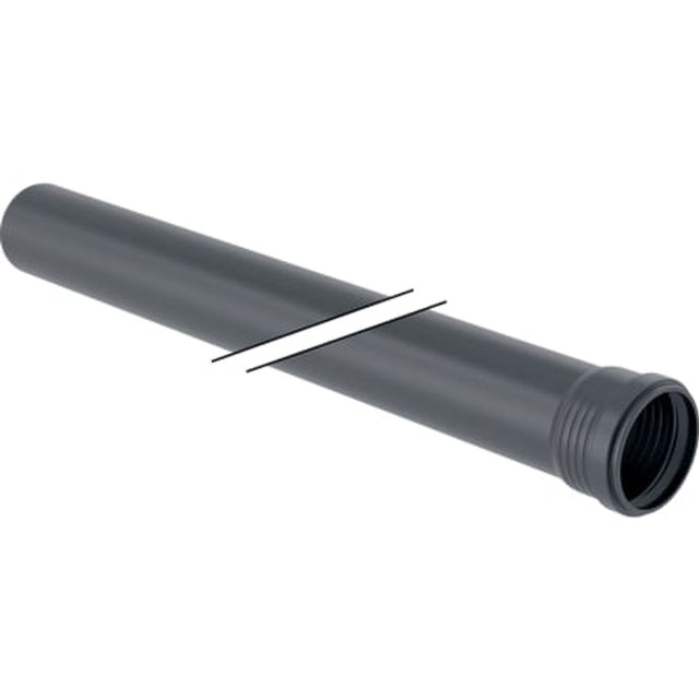 Geberit Silent-Pro Rohr mit Muffe,  DN 100,  dø 110 mm, 393.504.14.1