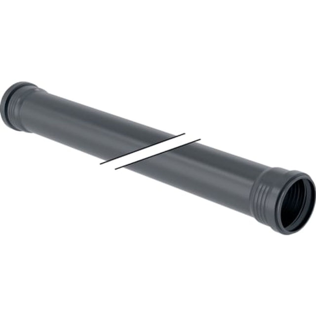 Geberit Silent-Pro Rohr mit zwei Muffen,  DN 70,  dø 75 mm, 393.311.14.1