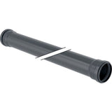 Geberit Silent-Pro Rohr mit zwei Muffen,  DN 70,  dø 75 mm, 393.314.14.1