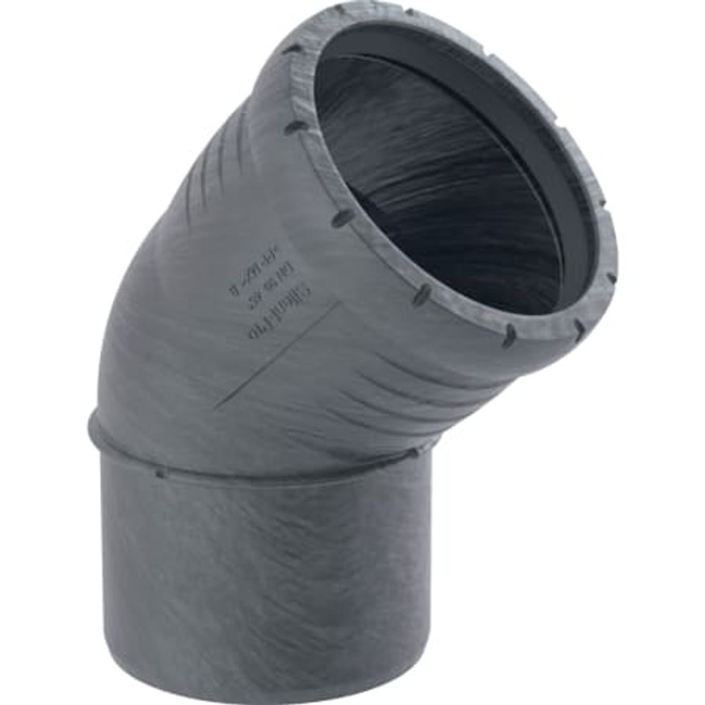 Geberit Silent-Pro Bogen,  DN 100,  dø 110 mm, 393.521.14.1