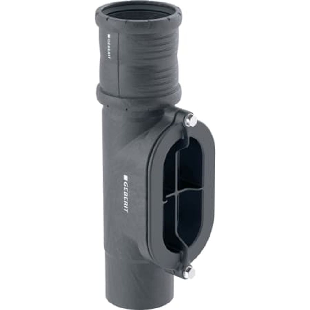 Geberit Silent-Pro Reinigungsstück 90° mit ovaler Serviceöffnung,  DN 125, 393.603.14.1