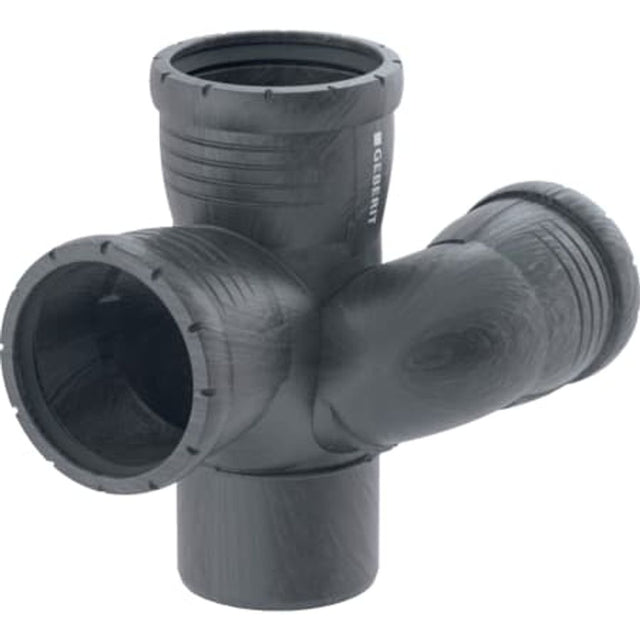 Geberit Silent-Pro Schachtbogenabzweig 87,5° links,  DN 100 / 70 / 100, 393.564.14.1