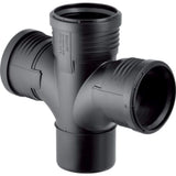 Geberit Silent-PP Bogenabzweig 87,5° zweifach,  DN 90 / 90 / 90, 390.466.14.1