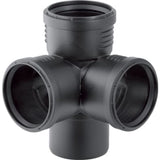 Geberit Silent-PP Eckabzweig 87,5°,  DN 100 / 100 / 100, 390.559.14.1