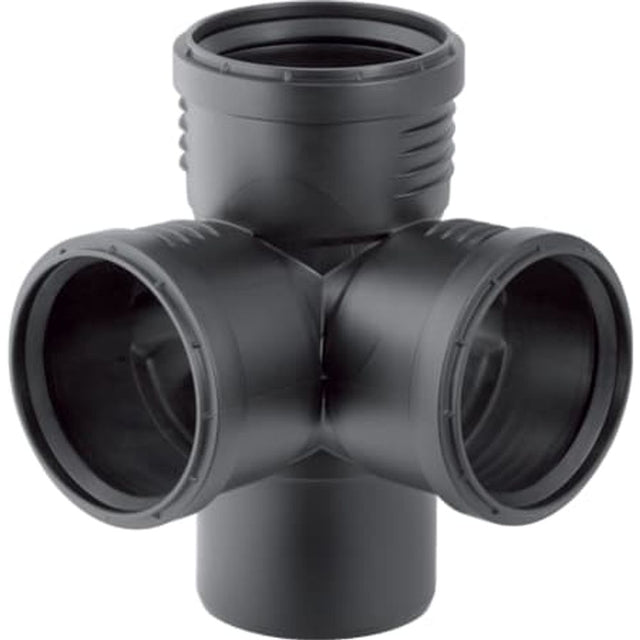 Geberit Silent-PP Eckabzweig 87,5°,  DN 100 / 100 / 100, 390.559.14.1
