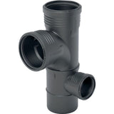 Geberit Silent-PP Kombibogeneckabzweig 87,5° rechts,  DN 100 / 100 / 50, 390.565.14.1
