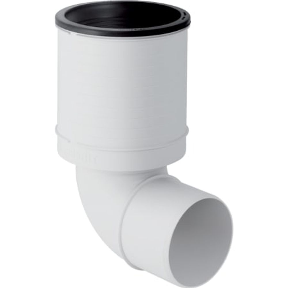 Geberit Silent-PP Anschlussbogen für WC, 87,5°,  DN 90, 390.493.11.1