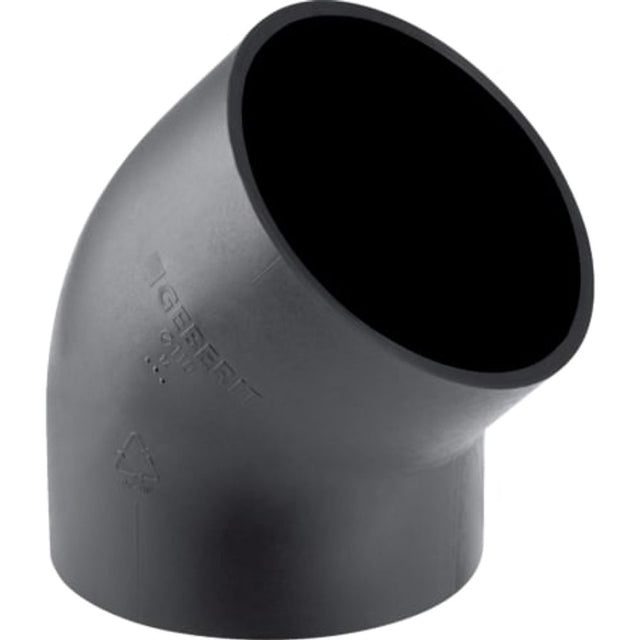 Geberit PE Bogen,  DN 56,  dø 56 mm, 363.045.16.1