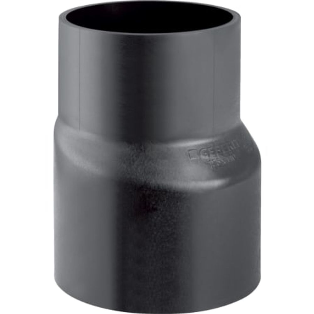 Geberit PE Reduktion exzentrisch, lang,  DN 250 / 200,  dø 250 mm, 371.596.16.1
