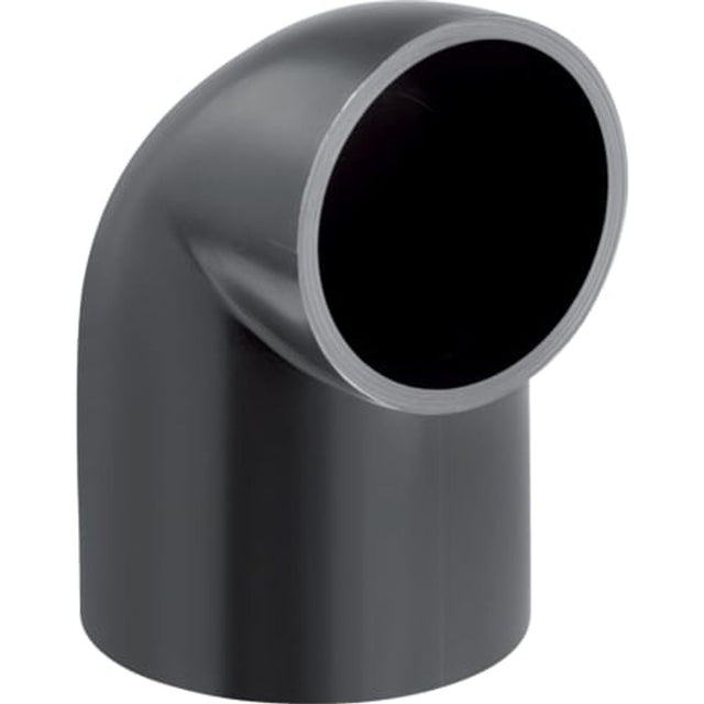 Geberit PE Bogen 90° reduziert, mit langem Schenkel und kleinem Radius, 363.062.16.1