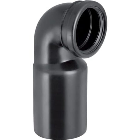 Geberit PE Anschlussbogen 90° für Wand-WC, mit Erweiterung,  DN 100 / 90, 367.925.16.1