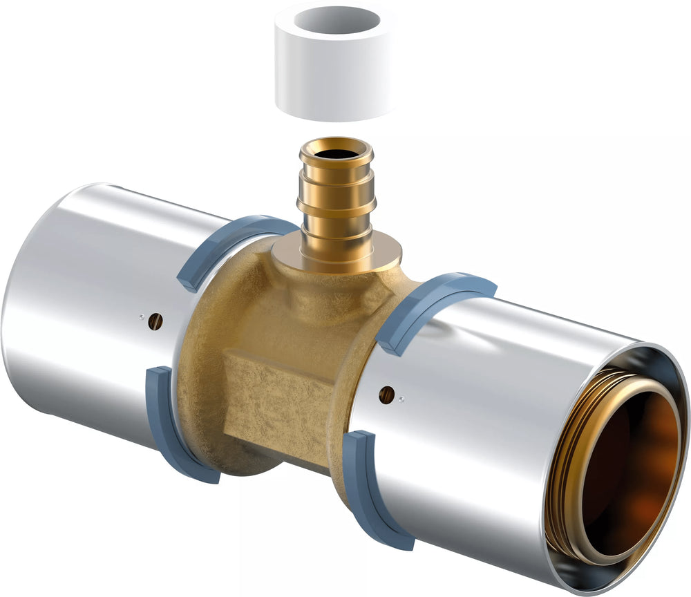 Uponor Q&E T - Stück Übergang S-Press 40-Q&E14-Press40, 1063928