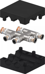 Uponor S-Press PLUS HK-X-Fitting mit Dämmbox insulated 20-16-16, 1070690