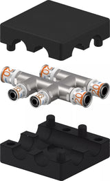 Uponor S-Press PLUS HK-X-Fitting mit Dämmbox insulated 20-16-20, 1070691
