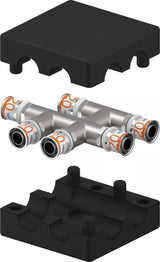 Uponor S-Press PLUS HK-X-Fitting mit Dämmbox insulated 20-20-20, 1070692