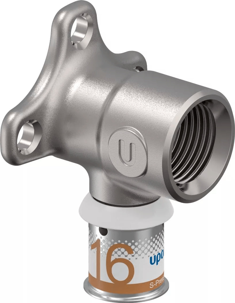 Uponor S-Press PLUS Wandscheibe M 16-Rp1/2"FT, 1070639