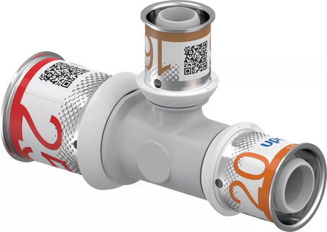 Uponor S-Press PLUS T-Stück reduziert PPSU 25-16-20, 1039954