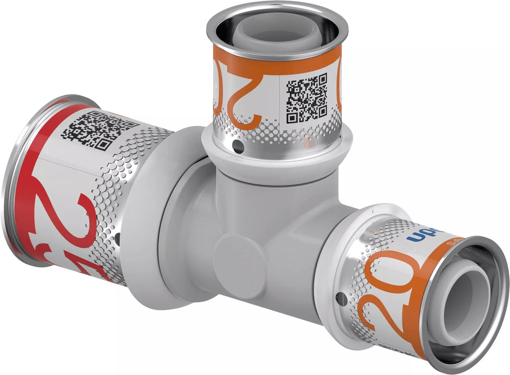 Uponor S-Press PLUS T-Stück reduziert PPSU 25-20-20, 1039956