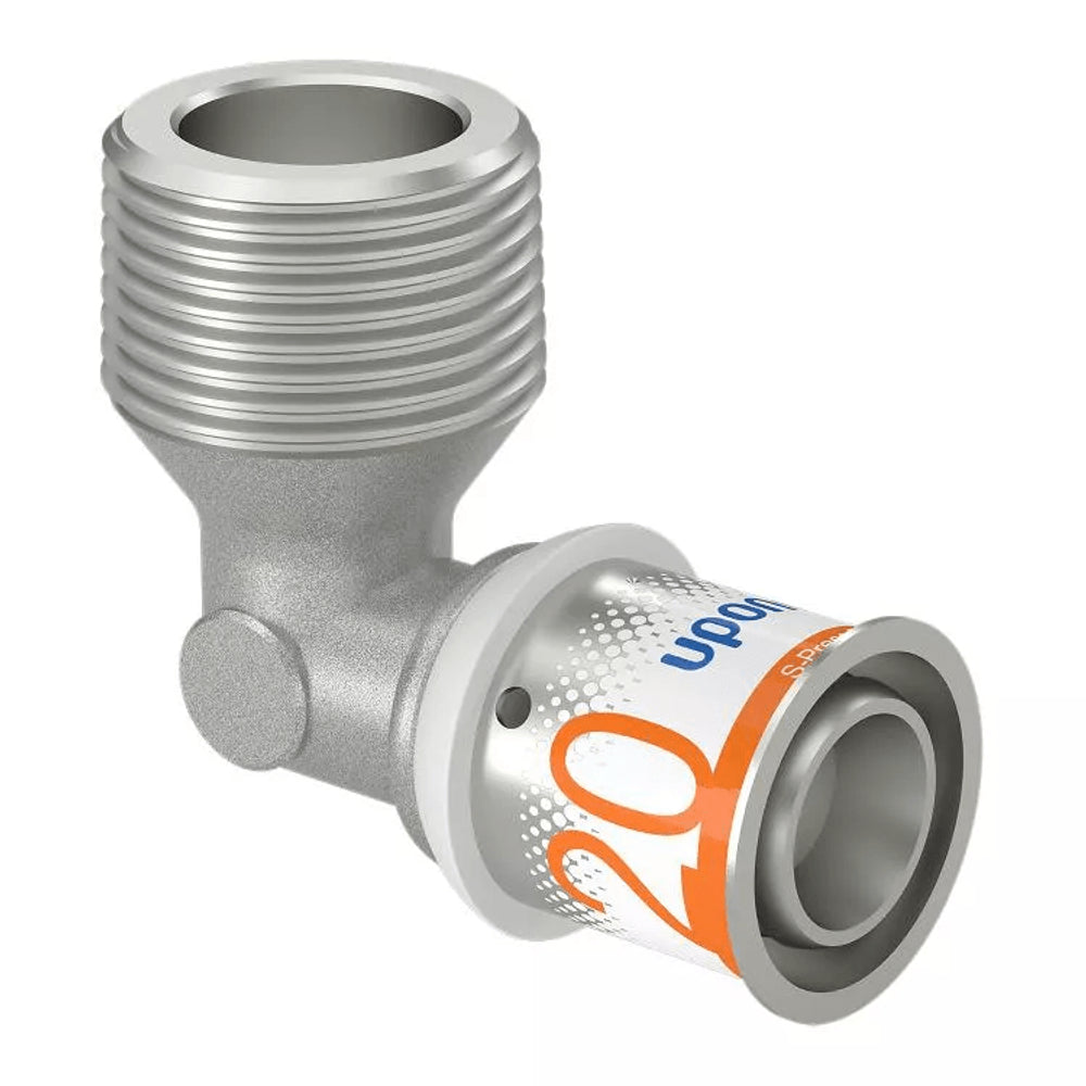 Uponor S-Press PLUS Winkelnippel 20-R3/4"MT, 1070534