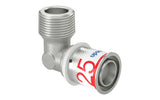 Uponor S-Press PLUS Winkelnippel 25-R3/4"MT, 1070535