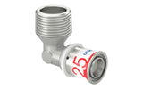Uponor S-Press PLUS Winkelnippel 25-R1"MT, 1070536