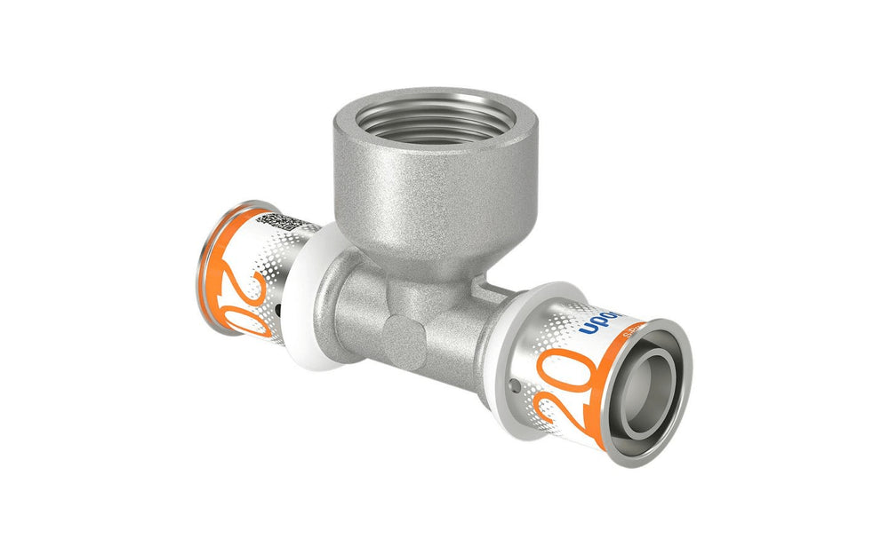 Uponor S-Press PLUS T-Stück mit Innengewinde 20-Rp3/4"FT-20, 1070597