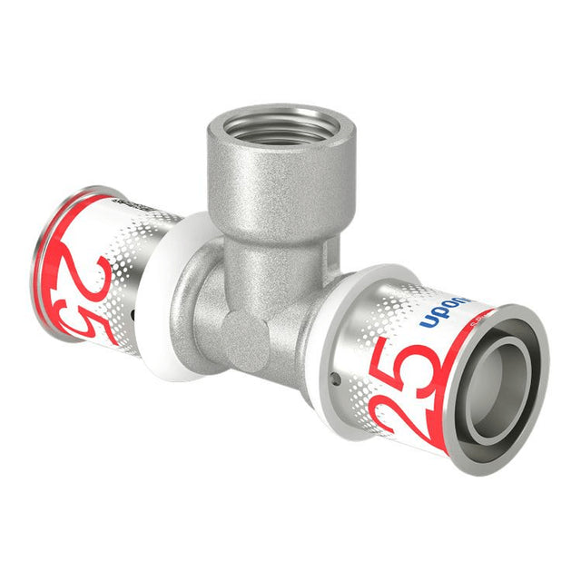 Uponor S-Press PLUS T-Stück mit Innengewinde 25-Rp1/2"FT-25, 1070598