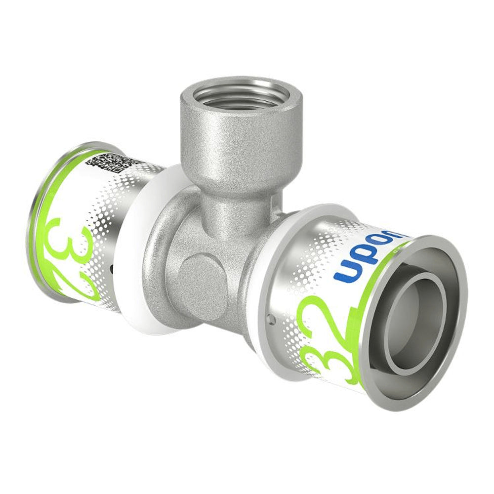 Uponor S-Press PLUS T-Stück mit Innengewinde 32-Rp1/2"FT-32, 1070600