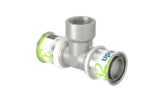 Uponor S-Press PLUS T-Stück mit Innengewinde 32-Rp3/4"FT-32, 1070601