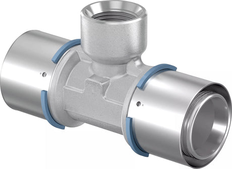 Uponor S-Press T-Stück mit Innengewinde 50-Rp1"FT-50, 1046929