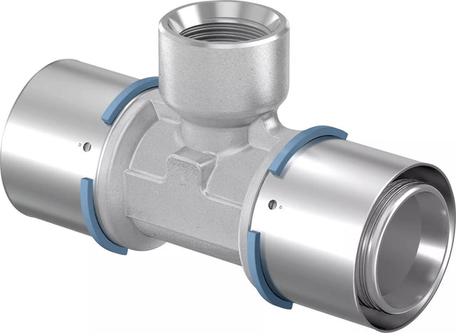 Uponor S-Press T-Stück mit Innengewinde 50-Rp1"FT-50, 1046929