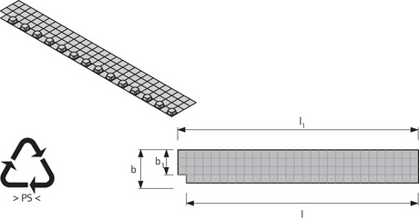 Uponor Tecto Abdeckfolie 1,45m 200mm, 1005481