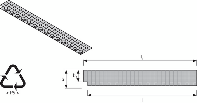 Uponor Tecto Abdeckfolie 1,45m 200mm, 1005481