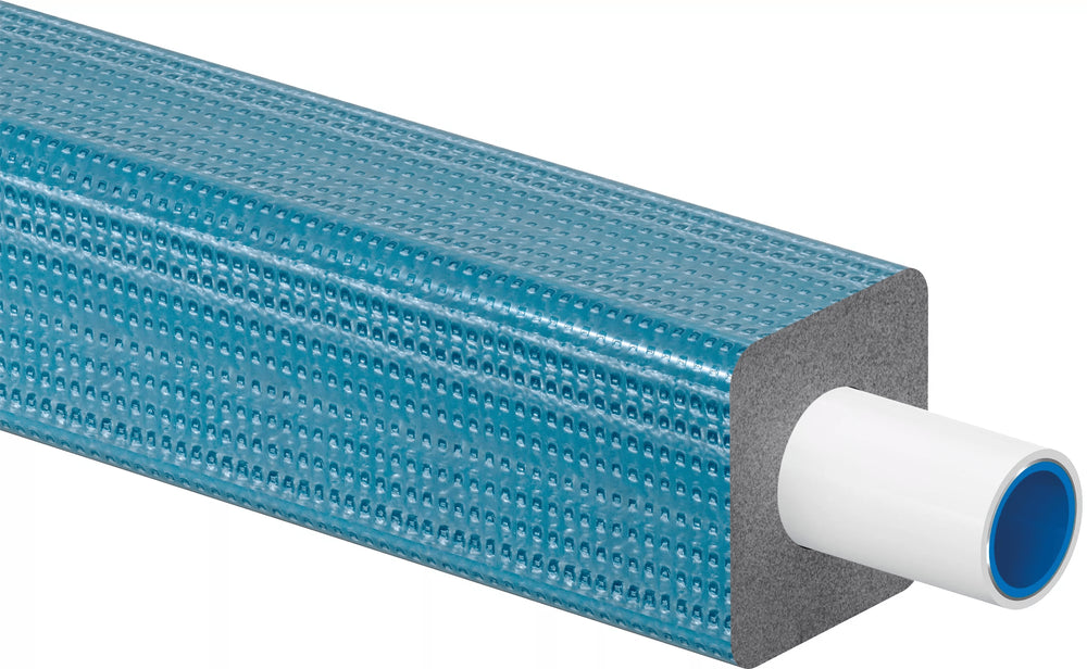 Uponor Uni Pipe PLUS weiß vorgedämmt DHS9 16x2,0 blue 75m, 1063559