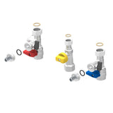 Brötje Absperr-Set Gas/Hzg. – Durchgangsform, ADH 3/4'' B, 7807055