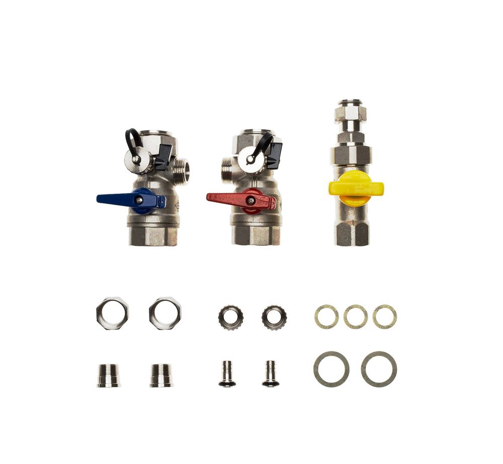Brötje Absperr-Set Gas/Hzg. – Durchgangsform DN 25/40, Typ ADH 25/40, 660532