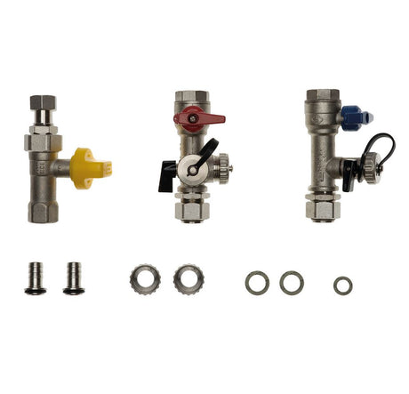 Brötje Absperr-Set Gas/Hzg. - Durchgangsform DN 15/20, 970136