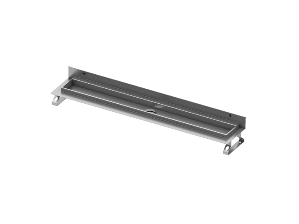 TECE TECEdrainline Rinne gerade m. Wandaufk. 1200 mm mit Seal System Dichtband, 601201