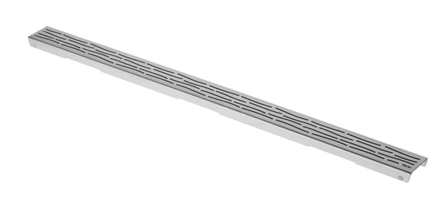 TECE TECEdrainline Designrost organic" 800 mm Edelstahl gebürstet, gerade, 600861
