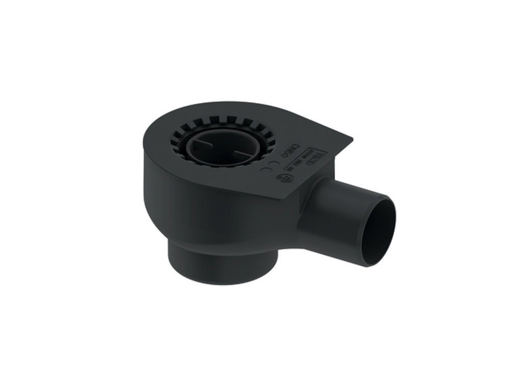 TECE TECEdrainline Ablauf Norm" DN 50 Auslauf seitlich, 0,8 l/s, 650001