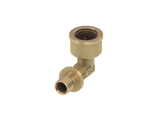 TECE TECEflex Winkelübergangsmuffe Dimension 25 x Rp 3/4, Siliziumbronze, 708104