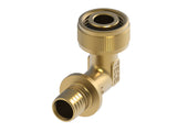 TECE TECEflex Schnelladapter Winkel 90 Dimension 16 x 1/2, Siliziumbronze, 708631