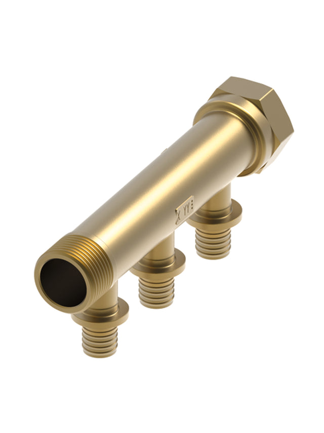 TECE TECEflex Verteiler 2-fach Dimension 16 x 3/4, Siliziumbronze, 712201